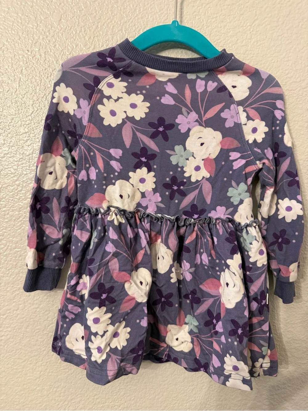 Little Sleepies Purple Floral Long Sleeve One-Piece